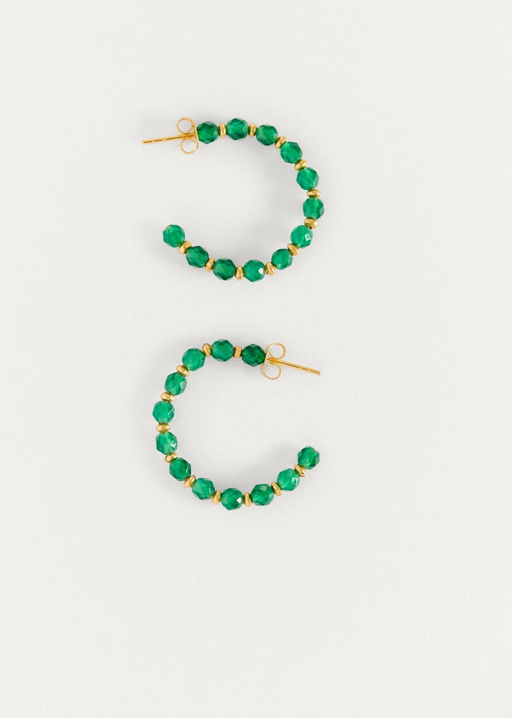 ese O ese Jasmine Earrings In Emerald