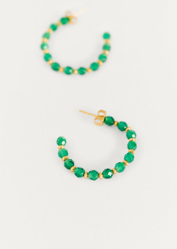 ese O ese Jasmine Earrings In Emerald