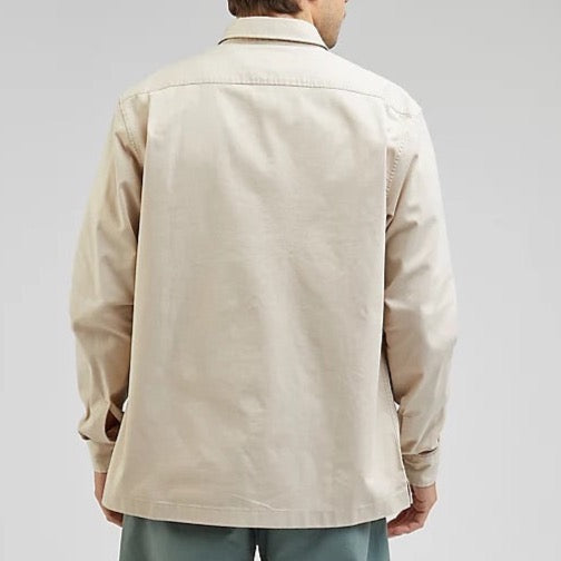 Lee Workwear Long Sleeve Chetopa Shirt In Stone
