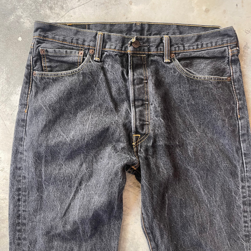 Levi 501 Dark Black Jeans