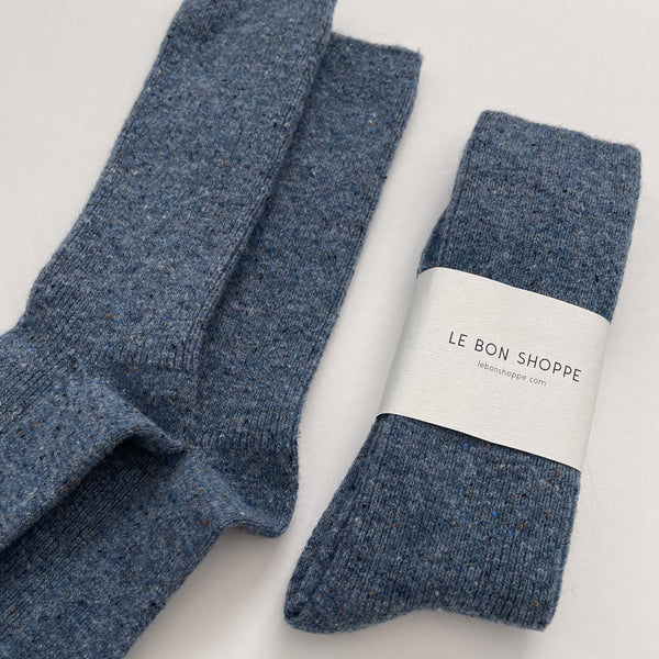 Bon Shoppe Snow Socks in Denim