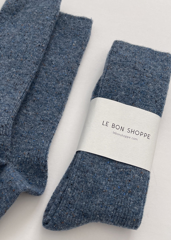 Bon Shoppe Snow Socks in Denim