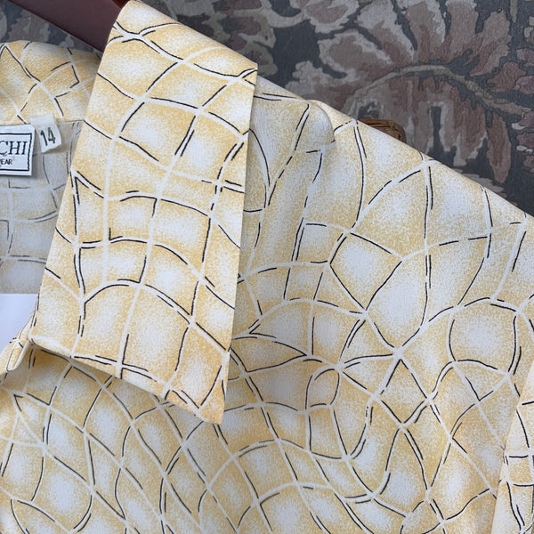 Mellow Yellow Printed Blouse