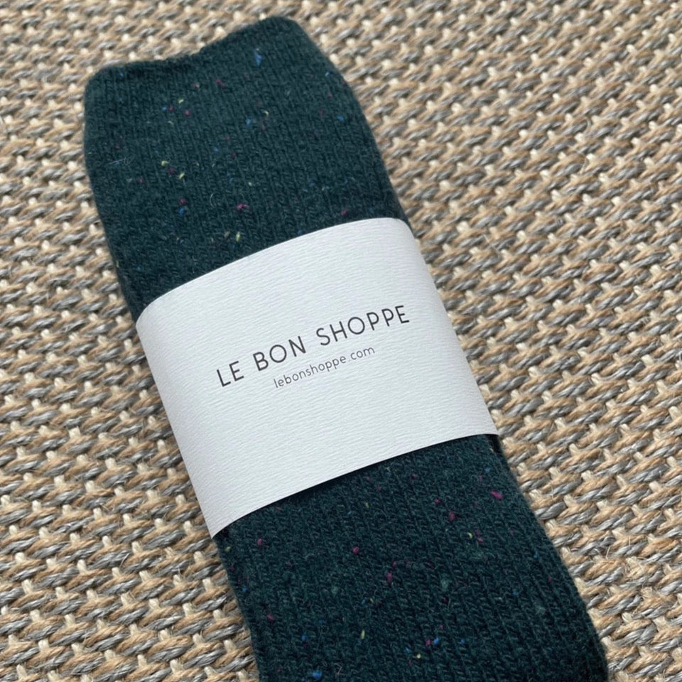 Le Bon Shoppe Snow Socks in Forest