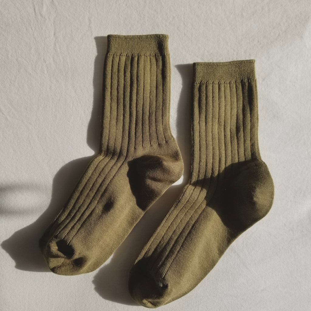 Le Bon Shoppe Her Socks in Pesto