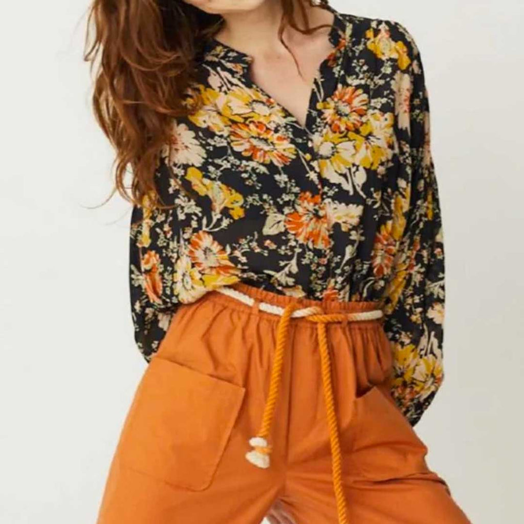 Swildens Dustin Blouse In Noir | Love of Lemons Vintage, UK