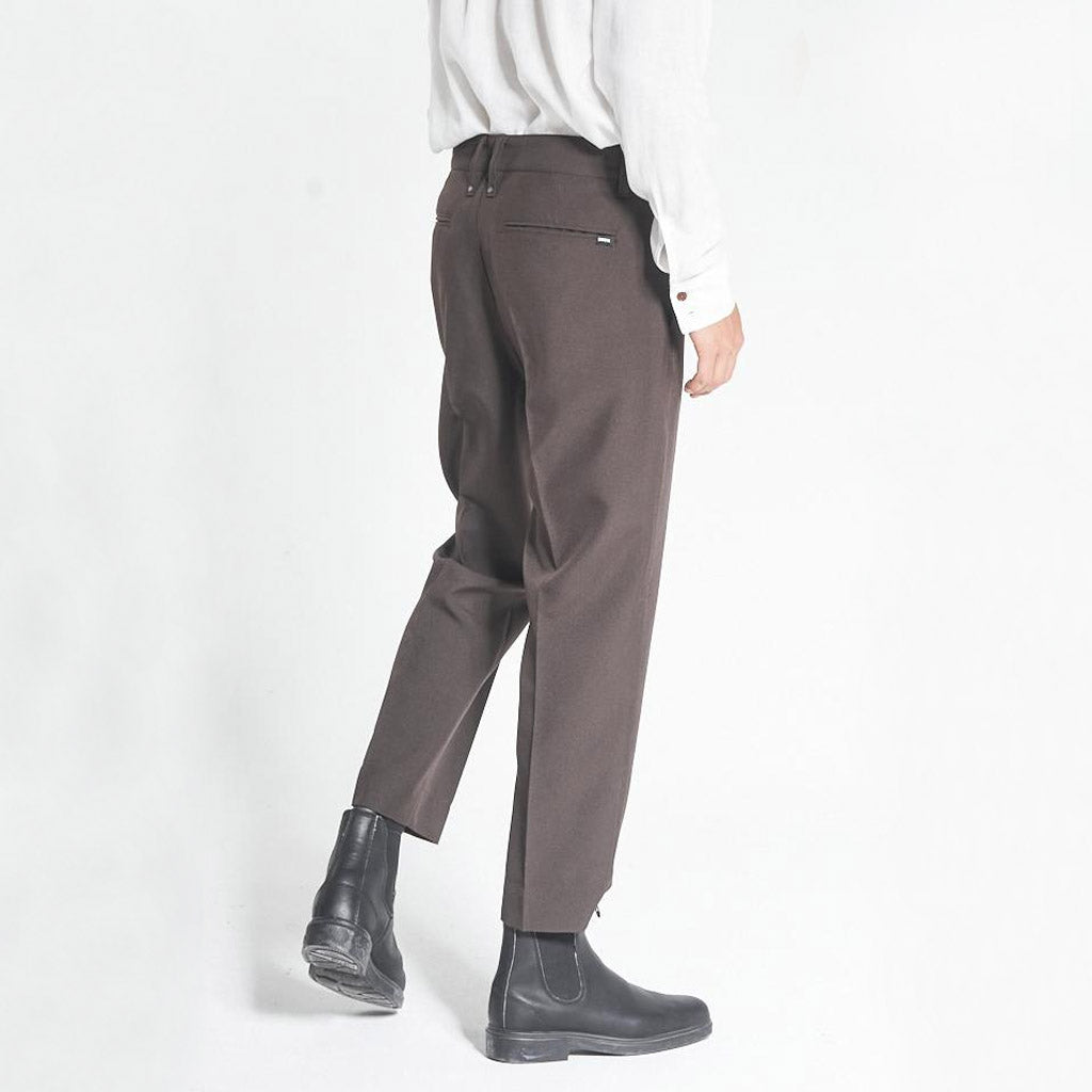 Thrills Jacob Postal Brown Trouser Pant | Shop online from loveoflemons.co.uk 