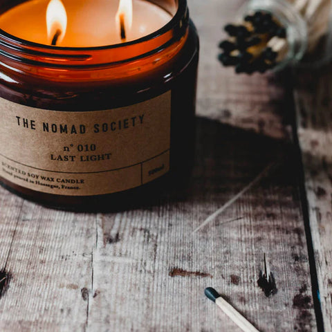 Nomad Society Last Light Scented Soy Candle | 500ml