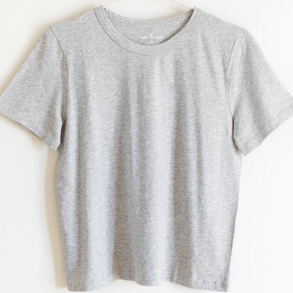 ese O ese Recycled Cotton Trendy Grey Tee